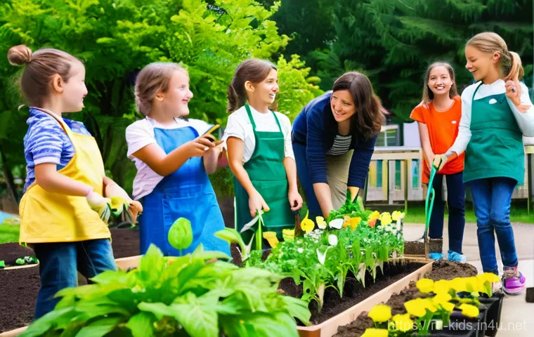 유아교육지도사 현업 인터뷰 사례 - **Prompt:** An empathetic female preschool educator, in her 40s-50s, with a kind expression, is knee...