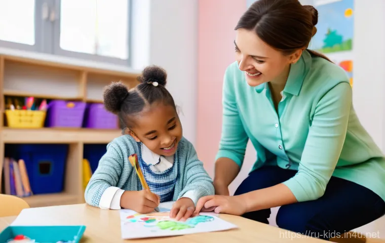 유아교육지도사 실기 시험 전날 준비 사항 - **Vibrant Early Childhood Classroom with Modern Learning Tools**
    A bright, clean, and organized ...