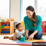 유아교육지도사 자격증 취득 후 연봉 협상 사례 - **Prompt:** A warm and inviting kindergarten classroom scene. A female kindergarten teacher, in her ...