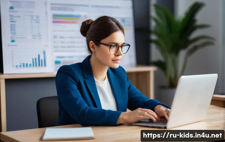 유아교육지도사 경력개발을 위한 세미나 참석법 - **Prompt:** A focused female educator in her mid-30s, dressed in smart-casual professional attire, s...